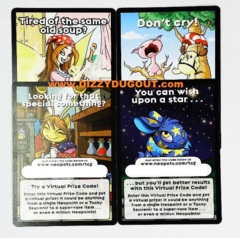 Neopets TCG Code Card: Travels in Neopia Prize Code